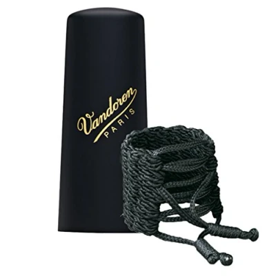 Image of Vandoren LC36P Klassik Soprano Saxophone String Ligature with Plastic Cap