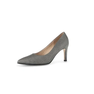 Image of Gabor Women Court Shoes, Ladies Classic Shoes,Office Pump,Office,Closed,Elegant,Noble,Comfortable,Business Shoe,Grey (Argento) / 69,39 EU 6 UK