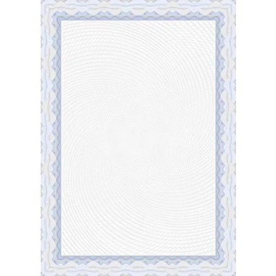Image of indigo Certificate Paper for Awards 200 GSM Premium A4 Printed Pack 30 (Blue Border)