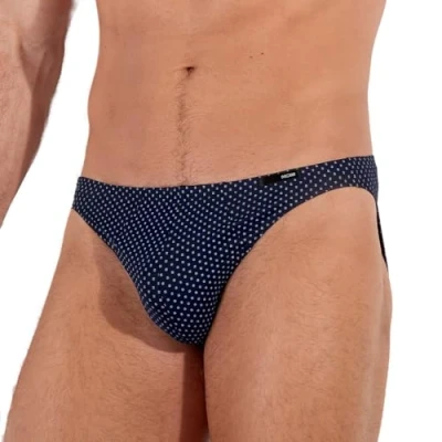 Image of HOM, Mens, Max Micro Briefs, Navy Blue, S