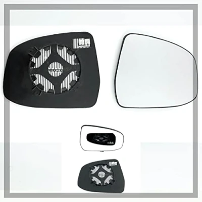 Image of Fits Ford Mondeo, For 2008 to 2013 Heated Base Wide Angle Wing Mirror Glass RIGHT HAND (UK Driver Side)
