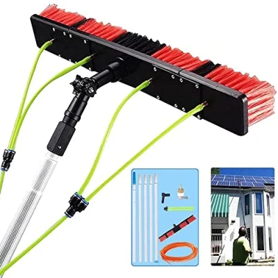 Image of 5 12m Window Cleaning Pole,Water Fed Telescopic Brush,Extendable Cleaner Conservatory Roof, Photovoltaic and Solar Panels