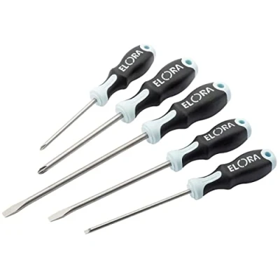 Image of Elora Stainless Steel Engineer&#039;s Screwdriver Set (5 Piece)