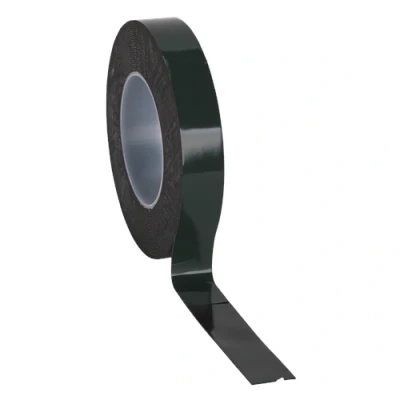 Image of Sealey Double Sided Adhesive Foam Tape 25mm x 10m Green Backing