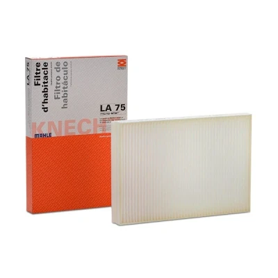 Image of 76417976 Pollen Filter MAHLE ORIGINAL LA 75 Particulate 304,0mm 199, 194,0mm 29,0mm BMW: 5 GT, VAUXHALL: Astra Mk5, Mk5 Sport Hatch