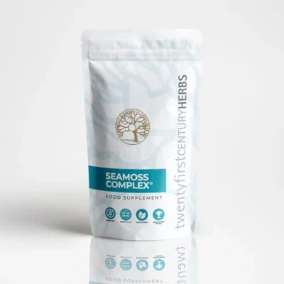 Image of Sea Moss and Bladderwrack 60 Capsules High Potency Vegan Non GMO No Binders Fillers Additives Complex® by Twenty First Century Herbs