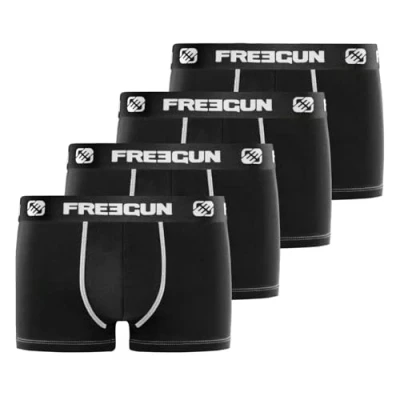 Image of FREEGUN Men&#039;s Boxer Fg/1/Bmx4 Shorts, Black, XL