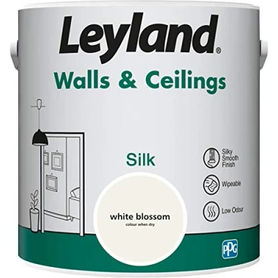 Image of Leyland 423415 Walls &amp; Ceilings Silk, 2.5 Litre, White