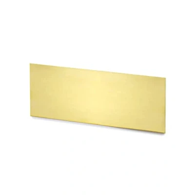 Image of QWORK® H62 Brass Sheet Metal Corrosion Resistant Thickness 0.5mm, 300mm x 100mm (0.02&quot;, 4&quot; 12&quot;)