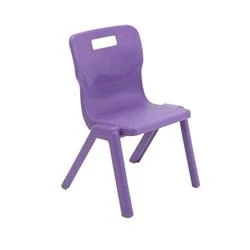 Image of Titan One Piece Chair Size 3 350mm Seat Height Purple T3 P