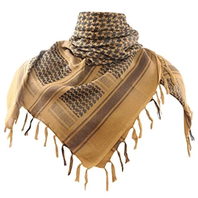 Image of Micoop Premium Military Shemagh Tactical Desert Scarf Wrap (Coyote Brown)