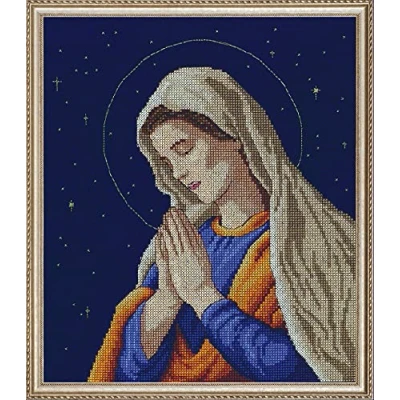 Image of Design Works Janlynn Counted Cross Stitch Kit 9&quot;X11&quot; Madonna (14 Count)