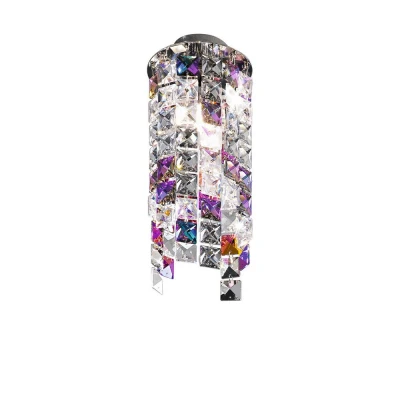 Image of Prisma Designer Crystal Surface Mounted Spotlight Polished Chrome, 1x G9
