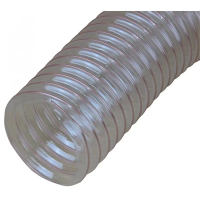 Image of CHARNWOOD Clear Flexible Wood, DUST &amp; CHIP Extractor Hose 100MM Dia
