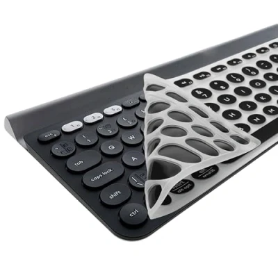 Image of kwmobile Keyboard Cover Compatible with Logitech K780 US English QWERTY Black