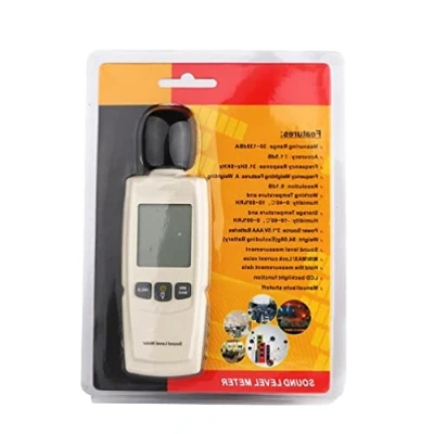Image of Digital Sound Level Meter Portable Data Logger Decibel Noise Tester 30 130dB Max /Min Hold for Home