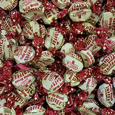 Image of Walker&#039;s Nonsuch Nutty Brazil Toffees 700g Re Sealable Pouch by The Gourmet Sweet Company