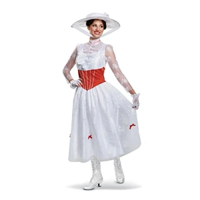 Image of DISGUISE Deluxe Women&#039;s Mary Poppins Costume M