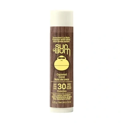 Image of Sun Bum SPF 30 Coconut Sunscreen Lip Balm, Vegan and Cruelty Free Broad Spectrum UVA/UVB Care, Made with Aloe Vitamin E for Moisturised Lips, 4.25g