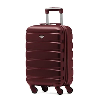 Image of Flight Knight Lightweight 4 Wheel ABS Hard Case Suitcases Cabin Carry On Hand Luggage Approved for Over 100 Airlines Including easyJet, British Airways, RyanAir, Virgin Atlantic, Emirates &amp; Many More