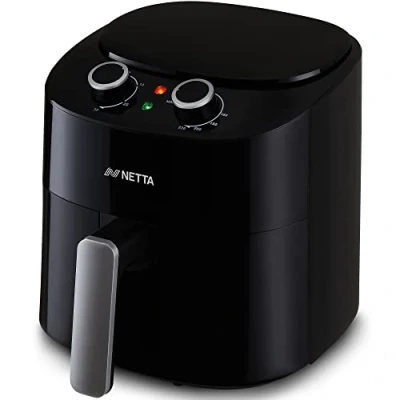 Image of NETTA 4.2L Air Fryer Adjustable Temperature Control and Timer Removable Shelf Rapid Circulation Healthier Oil Free Cooking at Home 1300W
