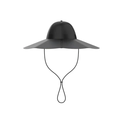 Image of EF ECOFLOW Power Hat(L XL) 360 Degree Solar Powered Wearable Hat, Waterproof, Ultra Light, Foldable, Dual USB A&amp;USB C Ports, Charge Smart Phones, Run Small Electronics For Hiking Fishing Beach Camping