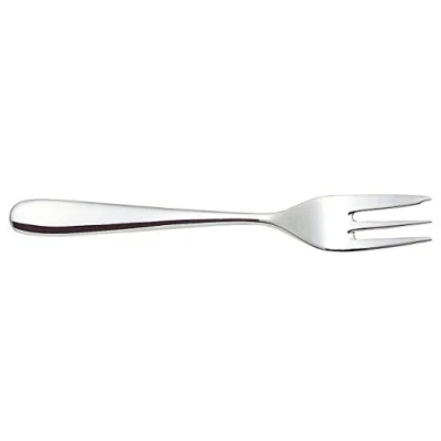 Image of Alessi Nuovo Milano Pastry Fork, Set of 6, (5180/16) , White