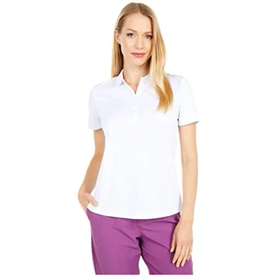 Image of Callaway Women&#039;s Solid Swing Tech Short Sleeve Golf Polo Shirt