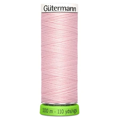 Image of Gutermann 723860 659 Sew All 100% Recycled Polyester Thread 100mtr, Pigtail Pink, OSFA