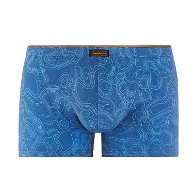 Image of Bruno Banani Men&#039;s Short Satellite Boxer, blau/orange print, S