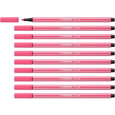 Image of Premium Fibre Tip Pen STABILO 68 Pack of 1 Pink