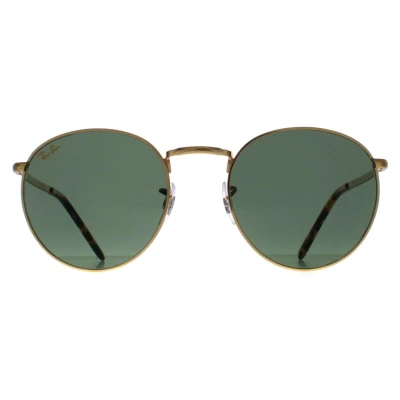 Image of Sunglasses Ray ban Rb3637 new round col. 919631 Unisex Pantos Gold