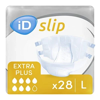 Image of iD Expert Slip Extra Plus Large PE Backed (2950ml) 28 Pack Incontinence Protection