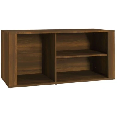 Image of vidaXL Shoe Cabinet Brown Oak 100x35x45 cm Engineered Wood