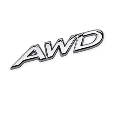 Image of Dsycar 3D Metal AWD Logo Emblem Tailgate Side Sticker Badge Car Decals (#2)