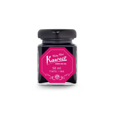 Image of Kaweco Ink in Glass Ruby red Colour, Water Soluble, Vegan, 50 ml, 10002197