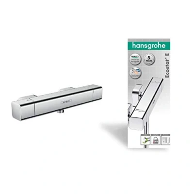 Image of hansgrohe 15773000 Ecostat E Thermostatic Shower Mixer, Chrome