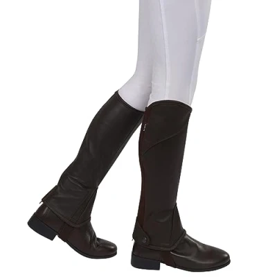 Image of Dublin Stretch Fit Half Chaps, Brown, Childs S
