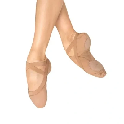 Image of Bloch 621 Pink Elastic Canvas Ballet 2.5L B Fitting