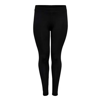 Image of ONLY Carmakoma NOS Women&#039;s Cartime Leggings Noos, Black (Black Black), 16 (Size: S 42/44)