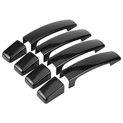 Image of Broco 4pcs Car Glossy Black Exterior Door Handle Cover for Range Rover Sport Discovery 3 Freelander 2