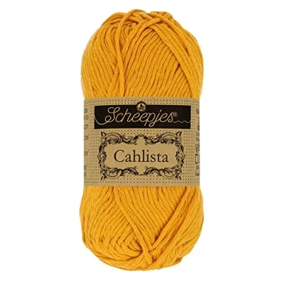 Image of Scheepjes Cahlista 249 Saffron Yarn 10x50g