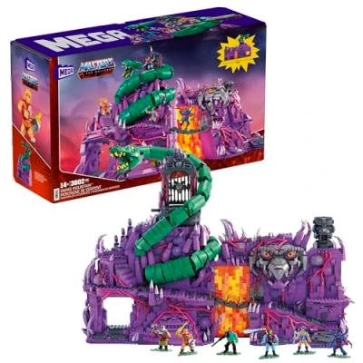 Image of ​MEGA Masters of the Universe Snake Mountain Collector Set, Building Toys for Adult Builders and MOTU fans, ages 14+, HHD16