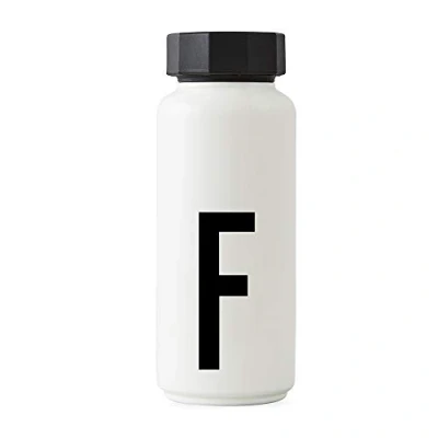 Image of Design Letters Personal Thermo/Insulated Bottle (White) F BPA Free Double Walled Vacuum, Stainless Steel, Nordic Design, Keeps Cold for up to 24 Hrs/Hot 12 Hrs, 500 ml, Leak Proof, 280 g.