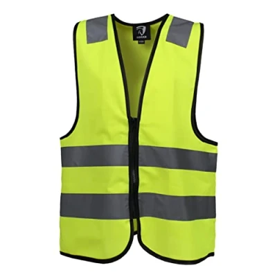 Image of horka ZIPPER VEST FLUO REFLECTOR M Yellow