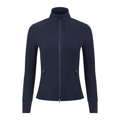 Image of LeMieux Zara Jacket in Navy Women&#039;s Lightweight Breathable Horse Riding 2 Way Zip Pockets UK 16