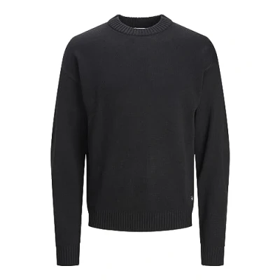 Image of Bestseller A/S Men&#039;s Jjejack Knit Crew Neck Sn Jumper, Black, S