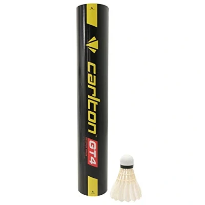 Image of Carlton Unisex GT4 Feathered Shuttlecock Training White Fast
