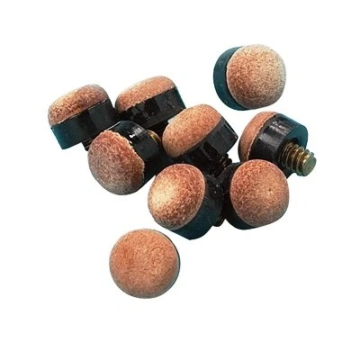 Image of Screw on snooker / pool cue tip 10mm (10 pack)