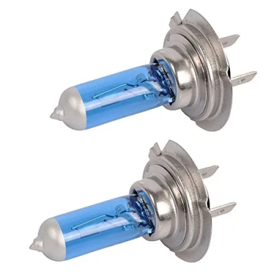 Image of Mintice™ 2 X Car Vehicle Bright H7 55W 6000K Xenon Gas Halogen Headlight White Light Lamp Bulbs